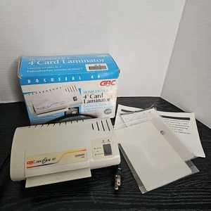 GBC DocuSeal 40 | 4" Card Laminator | Tested Works - Picture 1 of 12