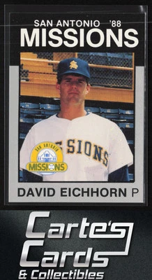 David Eichhorn 1988 Best San Antonio Missions #13 Platinum San Antonio Missions - Image 1 of 2