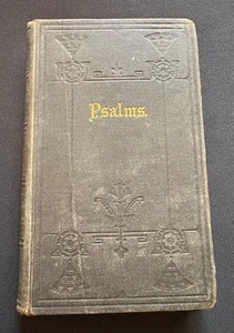 Antikes 1880 Buch PSALMEN DAVIDS IN METER gedruckt in Glasgow, von WM. Collins - Bild 1 von 9