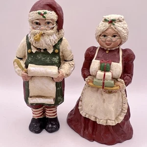 Vtg Mr & Mrs Claus Carolyn Carpin Storybook Collection Figurines 1985 5” Santa - Picture 1 of 6
