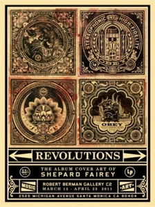 Shepard Fairey Event Card Revolutions – The Album Cover Art Obey Giant RARE - Picture 1 of 2
