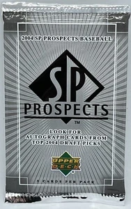 2004 UPPER DECK SP PROSPECTS BASEBALL SEALED HOBBY PACK - Molina, Pedroia Auto? - Picture 1 of 1