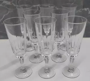 Vintage Luminarc France Champagne Prosecco Flutes Glasses - Set of 8 - Picture 1 of 9