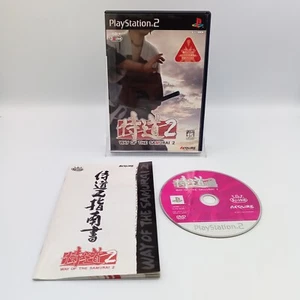 Way Of The Samurai 2 PS2 PlayStation 2 Authentic Japanese CIB Complete - Picture 1 of 8