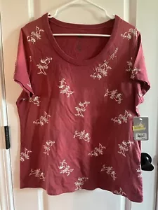 Womens Disney Minnie Mouse Short Sleeve T-Shirt - Red M - Disney Store - Picture 1 of 1