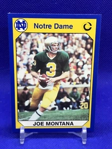Tarjeta de colección universitaria de fútbol americano Joe Montana 1990 Notre Dame #3 - Imagen 1 de 2