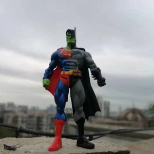 DC Comics COMPOSITE SUPERMAN Superman Half Batman action figure 6" #A10 - Picture 1 of 6