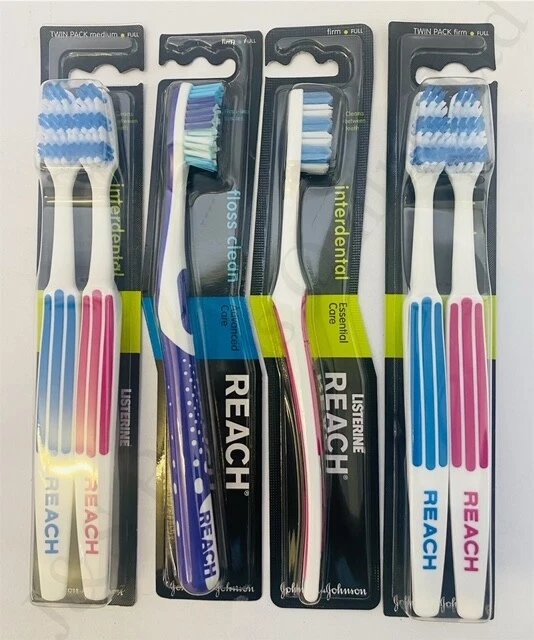 Reach Interdental Firm, Medium, Floss Clean Toothbrushes - 3 Types - Image 1 of 1