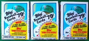 1989 Topps Baseball Cards Cello Packs (3) Wade Boggs On Front Red Sox New - Picture 1 of 2