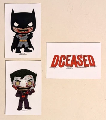 SEIS Funko Pop! Exclusivo Gamestop - Pegatinas Batman, Joker y Cased - Lote de 6 Foto 1 de 3