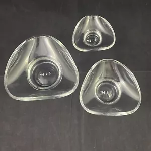 SIN Urch Set di 3 ciotole per caramelle decorative in vetro noce - Foto 1 di 5