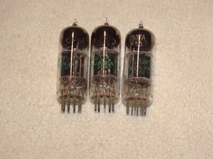3 x JAN - 12BY7A Sylvania Tubes*Mil Specs*Strong Matched Trio *#11 - Picture 1 of 3
