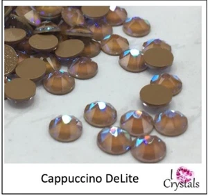 CAPPUCCINO DELITE 2088 IHC Austrian Crystal Flatback Nail 12ss 16ss 20ss 30ss - Picture 1 of 3