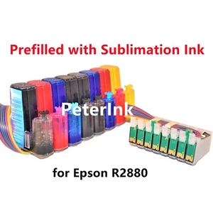 Refillable Sublimation Cis ciss ink system for Stylus R2880 Printer T096 96 - Picture 1 of 2