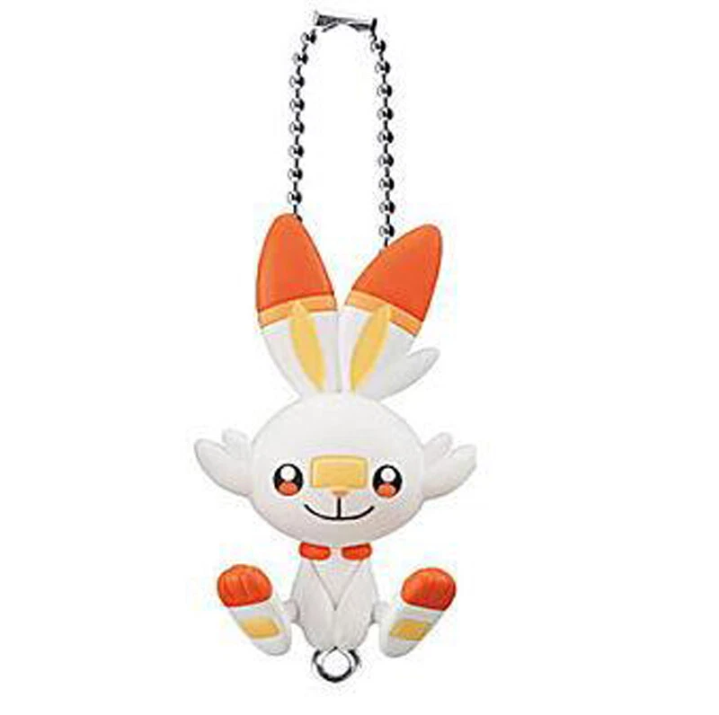 Pokemon Scorbunny Pocket Monster Pinch Figure Sun Moon Tsumande Ball Chain - Image 1 of 1
