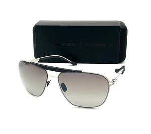 IC BERLIN MERCEDES AMG 01 LAMELLE Gray Pearl / Storm Gray 64mm Sunglasses - Picture 1 of 4