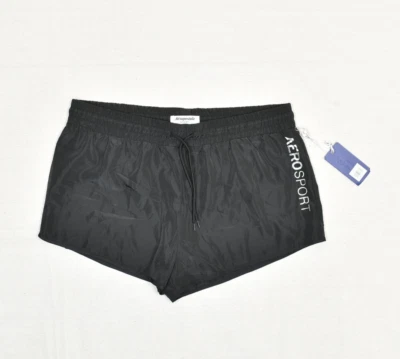 NUEVO Pantalones Cortos Deportivos Aeropostale Para Mujer Jurar Cordón Poliéster Negros Talla XL Foto 1 de 4
