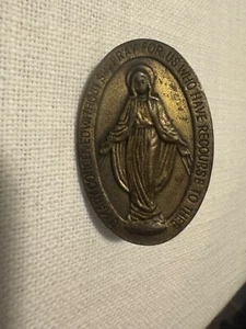 Oldtimer Selige Jungfrau Maria Auto Clip / Geldhalter - Bild 1 von 6