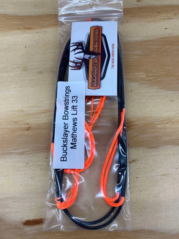 Mathews Lift 33 String And Cable Set Solid Flo Orange/Black Serving - Image 1 of 1
