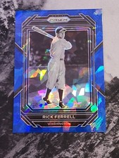 2023 Panini Prizm Blue Cracked Ice Rick Ferrell #282 Hall Of Fame Baseball Card
