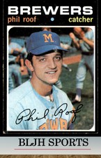 1971 Topps #22 Phil Roof  Milwaukee Brewers