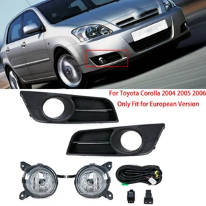 Fog Light Assembly For Toyota Corolla 2004-2006 Halogen Lamp Fog Light Grill - Picture 1 of 11