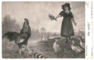 CPA-Carte Postale France- guerre 1914-15 Me voilà Illustration de P. Colin  - Picture 1 of 2