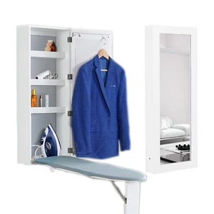 Wall Mounted Ironing Board Cabinet with Iron Storage, Built in Ironing Center. - Picture 1 of 9