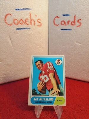 1968 Topps NFL Kay McFarland #113 San Francisco 49ers  - Image 1 of 3