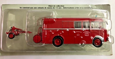 Camion Berliet N°65 GLCK Metz Pompiere Furgone Grande Potenza 1/43 IXO HACHETTE - Immagine 1 di 3