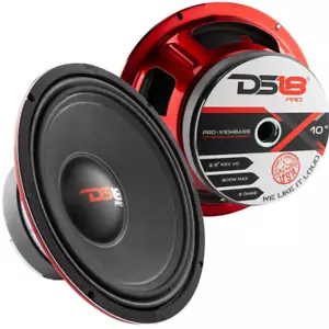 2x DS18 10" Midbass Speakers - PRO-X10MBASS 400W Rms 8-ohm Mid-bass Loudspeakers - Picture 1 of 6