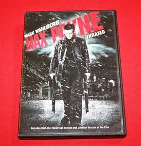 MAX PAYNE (DVD, 2009, Widescreen Unrated) MARK WAHLBERG ~ACTION MOVIE ~DVD+CASE - Picture 1 of 3