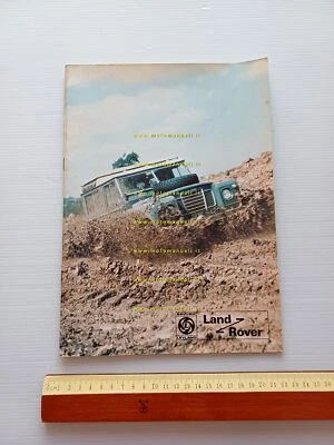 Land Rover modelli anni '70 depliant originale italiano auto epoca - Immagine 1 di 4