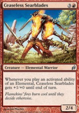 4x Ceaseless Searblades ~ Near Mint Lorwyn MTG Magic x4 4 UltimateMTG Playset Re