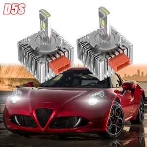 2x D5S LED Headlight Bulbs Hi-Lo for Alfa Romeo 4C 2015-2020 Giulia 2017-2023 EA - Picture 1 of 10