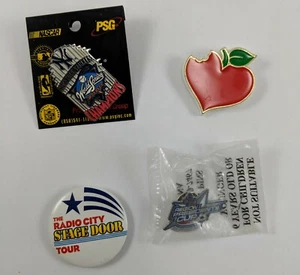 Lote de 4 I Love City Pins Radio City Apple Yankees Presidents Cup - Imagen 1 de 4