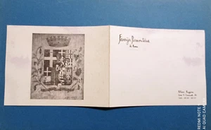 biglietto invito Ballo FAMIJA PIEMONTEISA ROMA orchestra LOS DIABLOS ROYOS 1965 - Foto 1 di 3