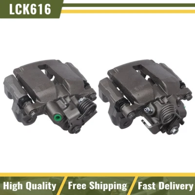 For 2013-2015 Lincoln MKS Cardone Rear Left & Right Brake Calipers with Bracket - Image 1 of 4