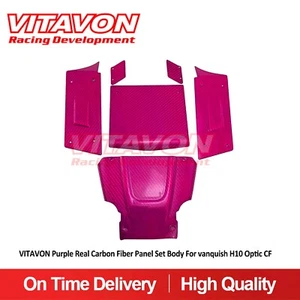 Vitavon Real Carbon Fiber Panel Set Body For Vanquish H10 Optic CF - Picture 1 of 19