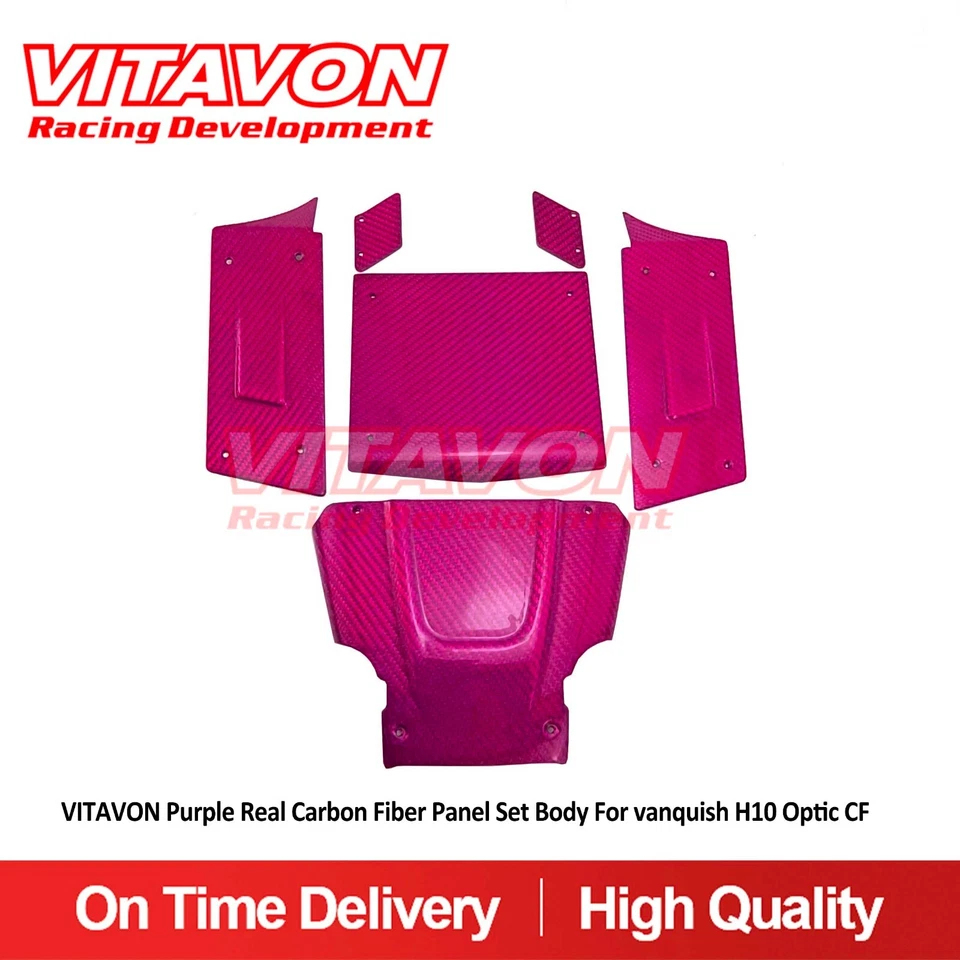 Vitavon Real Carbon Fiber Panel Set Body For Vanquish H10 Optic CF - Image 1 of 4