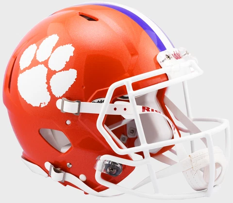 CLEMSON TIGERS NCAA Riddell SPEED Full Size Authentic Football Helmet Cover