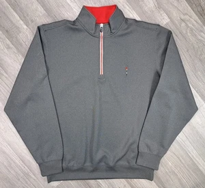 Fairway & Greene FG Performance Dormie Network Golf Sweater Gray Red Men's Sz XL - Picture 1 of 6