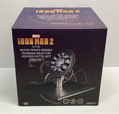 King Art MPS031 Marvel Iron Man 1:1 Reactor Pepper Potts Gift Movie Props Series - Image 1 of 4