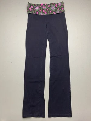 Pantalones de yoga Victoria's Secret ROSA plegables largos brillantes leopardo guepardo XS Foto 1 de 4