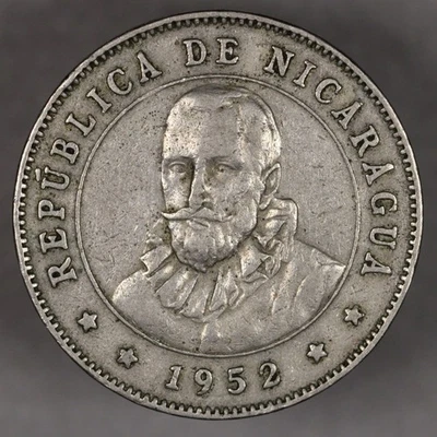 1952 Nicaragua 25 Centavos - Image 1 of 2