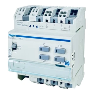 Hager TXA 224 Jalousieaktor / 4fach / EIB KNX / 230V / TXA224 - Bild 1 von 2