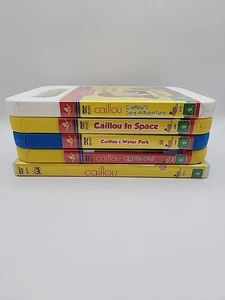 Caillou 5x Dvd Bundle (Sea Adventure, In Space, Water Park + 2 More) - Picture 1 of 11