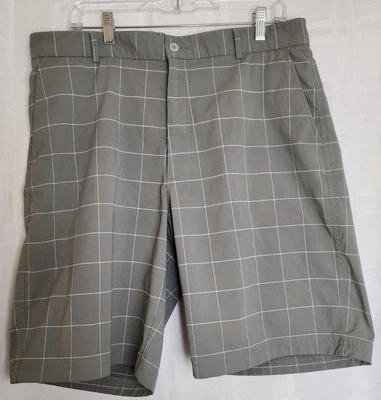 Pebble Beach Golf Shorts Mens Size 36  Performance Flat Front Gray - Image 1 of 4