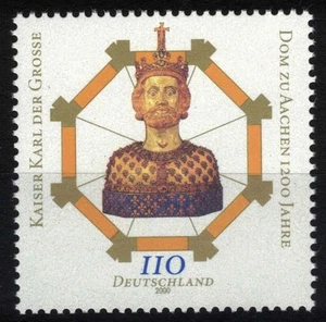 GERMANIA BRD 2000 Cattedrale di Aix MNH** - Picture 1 of 1
