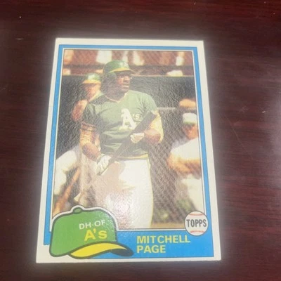 1981 Topps Oakland A's You Pick The Player/Card - Image 1 of 4